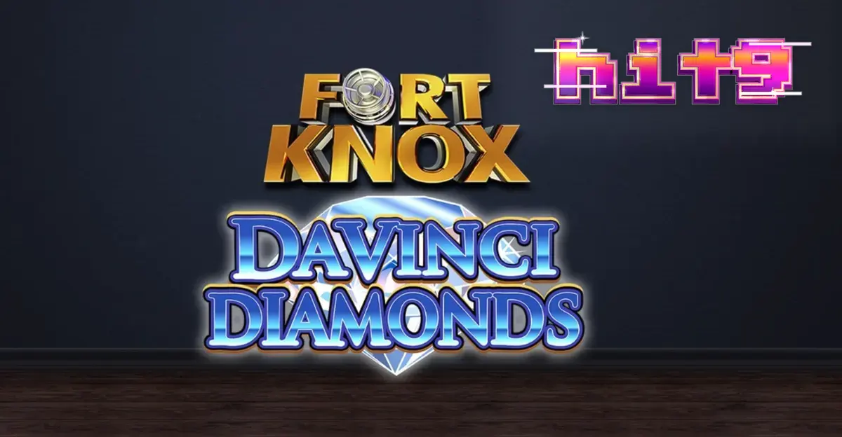 Tampilan visual slot Fort Knox Da Vinci Diamonds dengan tema Renaisans dan vault.